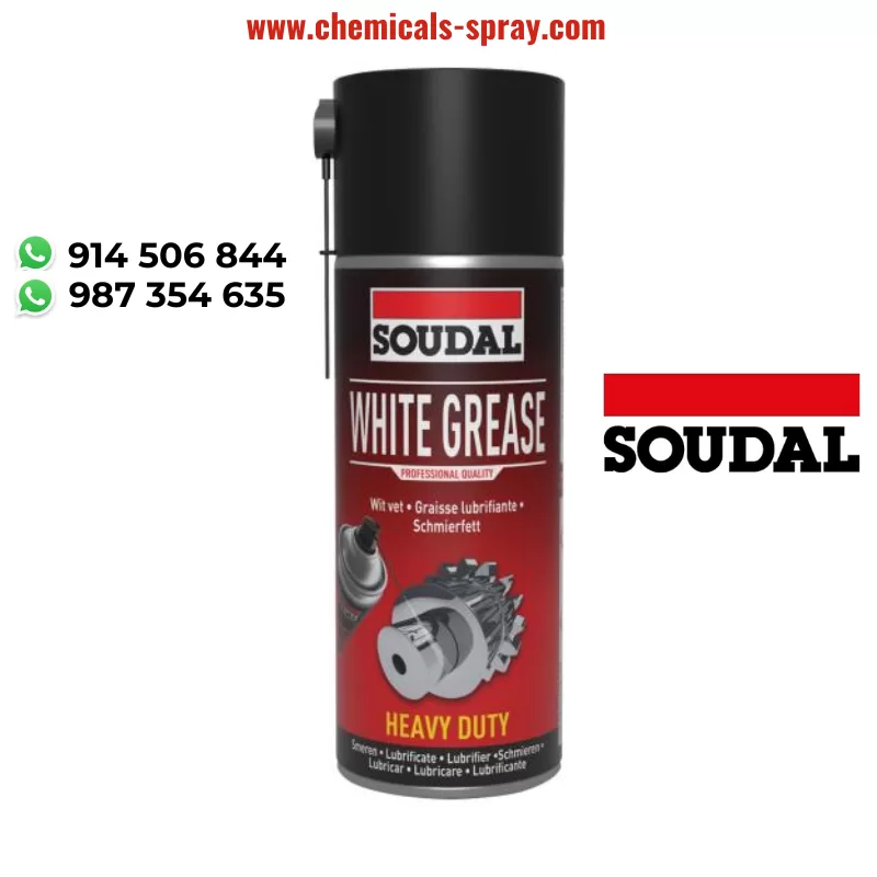 SPRAY WHITE GREASE SOUDAL 400ML